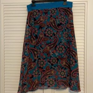 LuLaRoe midi skirt